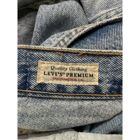 Levi's '501' Blue 'In Morning Joyride' Denim Jean Size 28 - Picture 4 of 5